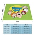 thumbnail image 3 of Family Guy Flannel Blanket Ultra-Soft Micro Fleece Throw Blanket For Bed Sofa Couch Car Office Unisex Adult Fuzzy Bed Blanket Cozy Kids Throw Blanket 80"x60", 3 of 7