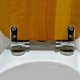 thumbnail image 4 of Laklulu Bisagra para asiento de inodoro, fijaciones de repuesto, aleación de zinc, bisagra para asiento de inodoro, bisagra para asiento de inodoro de resina MDF de madera, Superma, 4 of 5
