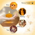 thumbnail image 3 of FCMSHAMD Tea Lights - Pack of 24, Premium Beeswax, 0.6 oz Each, 3-4 Hours Burn Time, 3 of 4
