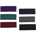 thumbnail image 3 of 6 Pieces Gift Stretch Elastic Yoga Cotton Headbands For Teens And, 3 of 5