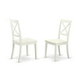 thumbnail image 4 of East West Furniture Dover 7-piece Wood Dining Room Set in Linen White, 4 of 6