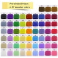 thumbnail image 4 of 158 Pcs Embroidery Floss with Organizer Storage Box  57 Color Embroidery Threads and Cross Stitch Tool Kits, 4 of 9