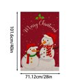 thumbnail image 1 of Ltdhehe 28x40 Inch Double Burlap Snowman Sign Winter Yard Outdoor, 1 of 8
