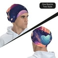 thumbnail image 6 of Disketp Planet Pastel Galaxy Unisex Knit Hats Beanies Hats for Men Women Winter Beanies Men's Women's Knit Cuffed Beanies Hats Beanie, 6 of 7