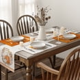 thumbnail image 6 of Smile Fall Pumpkin Maple Leaf Placemats 12 x 18 Set of 4 Thanksgiving Harvest Table Mat, 6 of 7