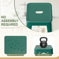 thumbnail image 5 of Vineego Modern Stackable Counter Height Bar Stool, Green (Set of 4), 5 of 7