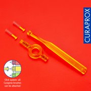 Curaprox CPS 09 Prime Refill Interdental Brushes, Yellow, Gentle Cleaning of Tight Gaps, for Adults, 8 Count
