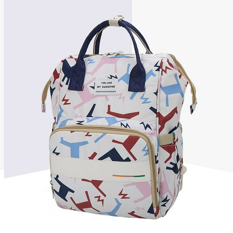 GUANGCAIJIA Stylish Backpack Diaper Bags for Cute Baby Boy Girl Organizer Unisex Stroller Mommy Hospital for Delivery Travel Walmart