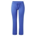 thumbnail image 4 of Women Pants Casual Yoga Straight Leg Comfy Drawstring Lounge Running Long Active Sweat Plus Size Cargo Trousers, 4 of 6