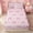 Pink, variant on Erosebridal Polka Dot Bow Ribbon Zipper Queen Comforter Set with Fitted Sheet and 2 Pillowcases for Women Girls, Kawaii Love Heart Zipper Bedding Set, Pink Reversible, 4 Pieces