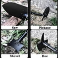 thumbnail image 4 of Ricihene Military Folding Handle Shovel,Adopt 45# High-Carbon Steel Camping Hiking Digging Backpacking Emergency(22.8IN), 4 of 7