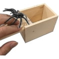 thumbnail image 3 of Caja sorpresa de araña de broma, caja de broma de araña de goma, caja de madera de araña tramposa - Snngv, 3 of 5