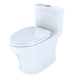 thumbnail image 3 of TOTO® Aquia® IV One-Piece Elongated Dual Flush 1.0 and 0.8 GPF Universal Height, WASHLET®+ Ready Toilet with CEFIONTECT®, Cotton White- MS646124CUMFG#01, 3 of 10