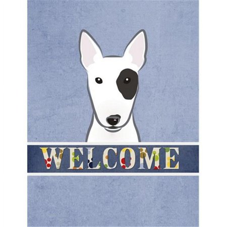 Carolines Treasures Bull Terrier Welcome Flag Garden Size