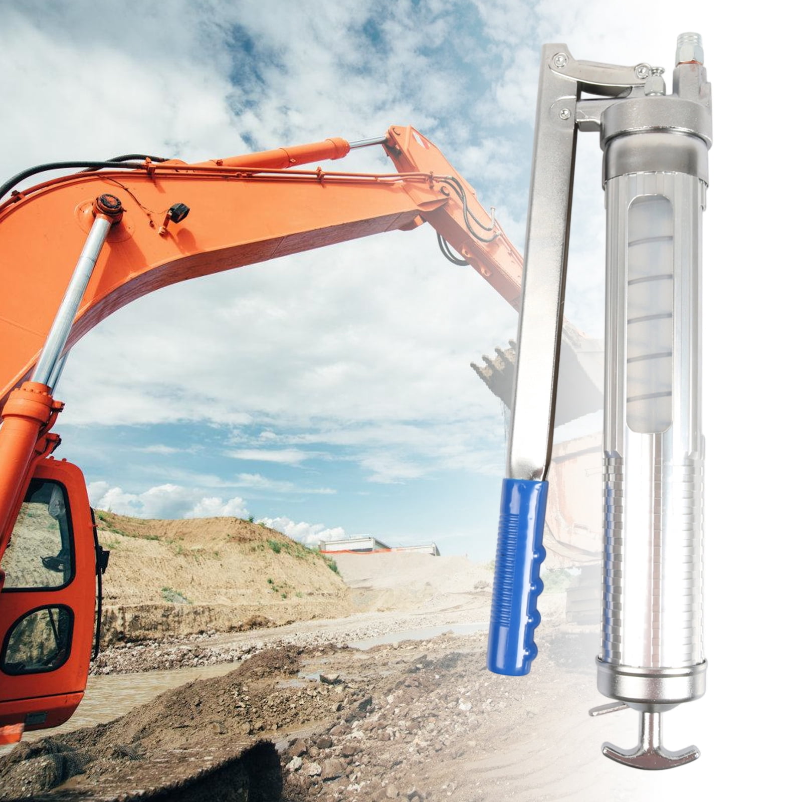 Manual High Pressure Lubrication Tool Levers Action Grease Guns for Efficient Grease Application in Workshops