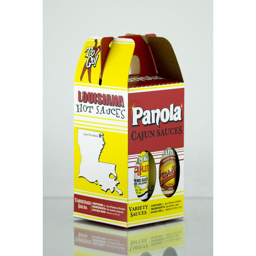 Panola Cajun Sauces Variety Sauces, 4 6 oz bottles