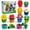10PCS, variant on Toddler Learning Toys for 1 2 3 Year Old Boys Girls, Montessori Flower Sorting and Stacking Toy, Color Shape Matching Preschool Educational Game for Fine Motor Skills, 5PCS
