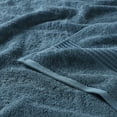 thumbnail image 4 of Superior Derry Solid Egyptian Cotton 4-Piece Bath Towel Set, Sapphire, 4 of 13