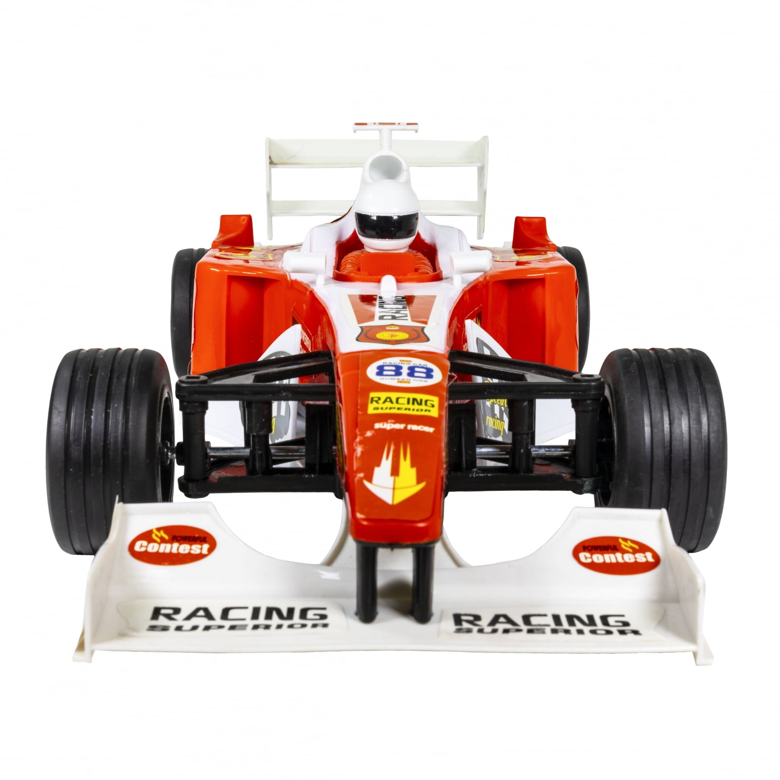 Kidplokio Friction Power Formula Max Jumbo Race Car Red Boys
