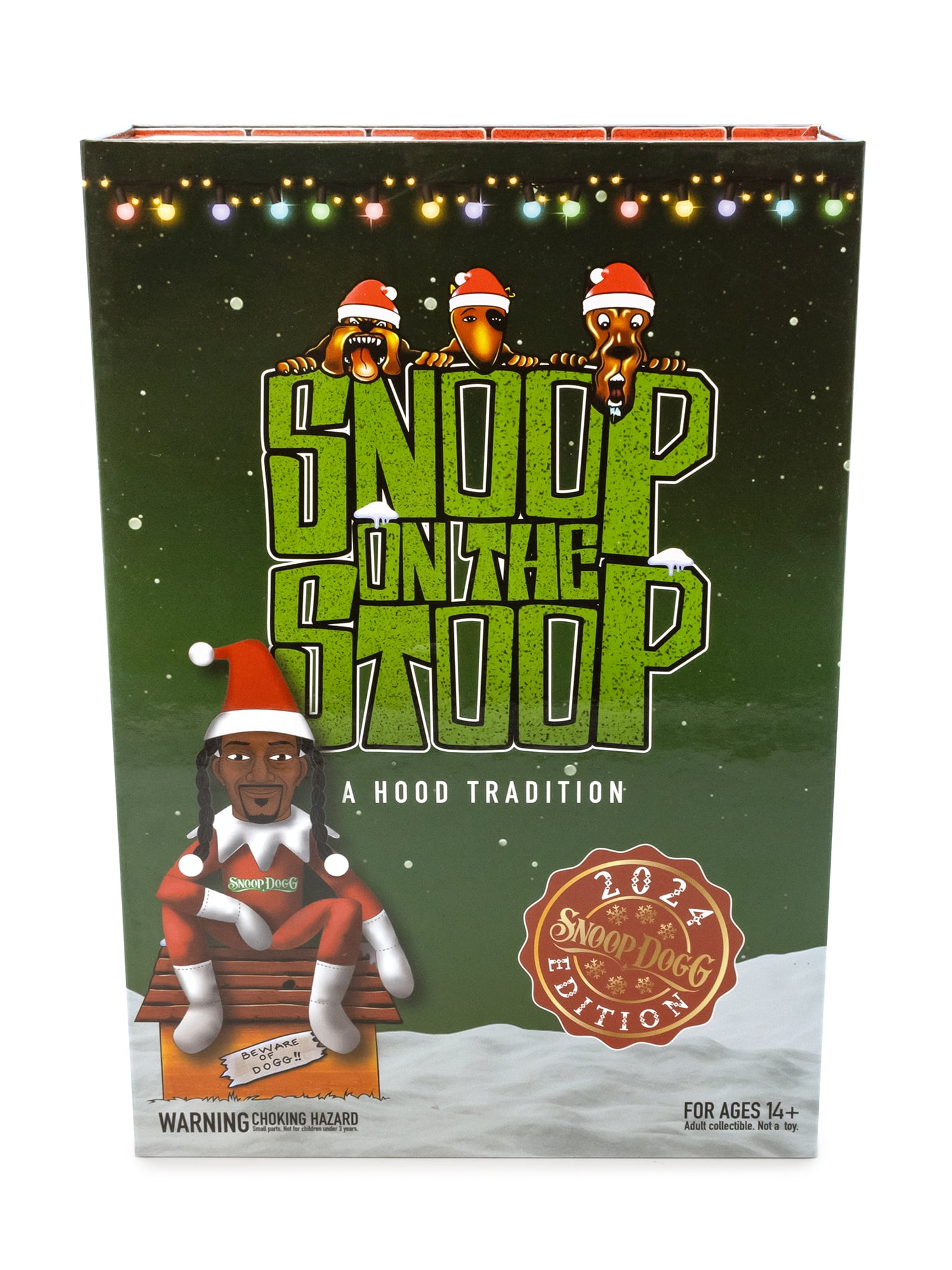 Snoop Dogg Snoop on The Stoop 12” Christmas Red Plush