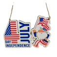 thumbnail image 5 of 11 Colgante del Día de la Independencia feliz, letras de madera, adorno de placa para pastel para el Día Nacional de los Estados Unidos, decoración navideña del 4 de julio, 5 of 5