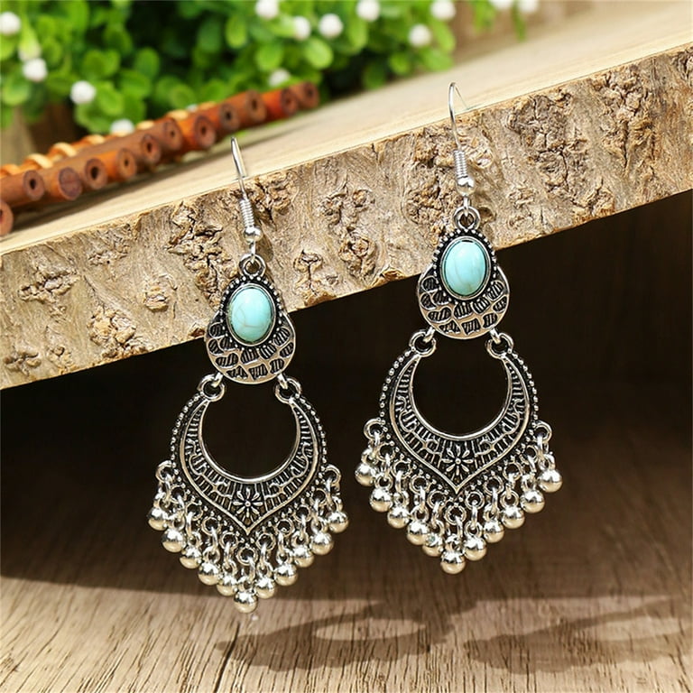 Boho store oxidised earrings