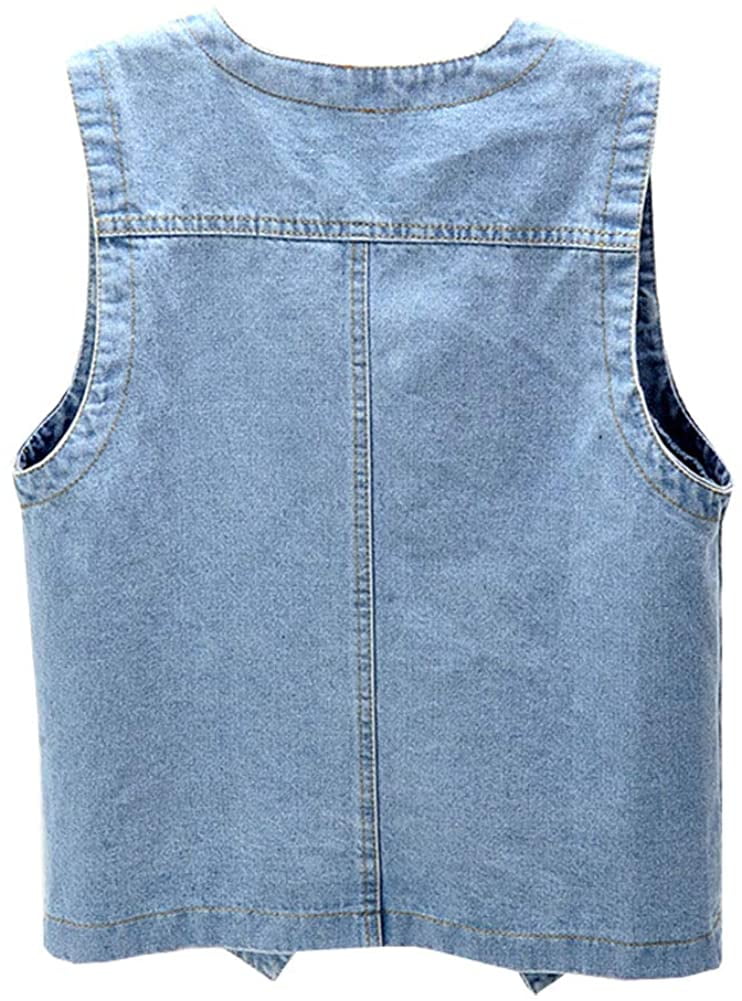 Women's Stretchy V Neck Button Up 