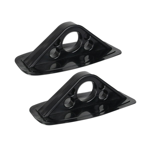 2 PCS PVC Padle Stopdle Padle Basking Toldo fijo Bases Sun Shade Montaje Accesorios de kayak para lancha rápida Barco de goma inflable (negro)