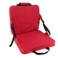 thumbnail image 1 of DEELLEEO Coussin de Siège de Stade Portable avec Dossiers, Coussin Pliant pour Gradins, Rouge, 1 of 8