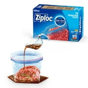 Ziploc Brand Freezer Bags, Quart Food Storage Bags with Stay OpenTechnology, 75 Count