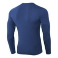 thumbnail image 3 of Lolmot Men's Compression Shirt Long Sleeve V-Neck Solid Color Quick-Drying Workkout Gym Shirts Baselayer Athletic Undershirt for Basketball Football, 3 of 3