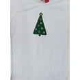 thumbnail image 2 of Girls White Snowflake Christmas Tree Long Sleeve T-Shirt Holiday Tee Shirt S, 2 of 2