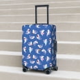 thumbnail image 6 of Disketp Party Shark Cute Elastic Travel Luggage Cover Travel Suitcase Protective Cover For Trunk Case Apply To 18''-32'' Suitcase Cover-Small, 6 of 7