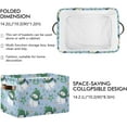 thumbnail image 3 of 2PCS Little Snowmen Large Collapsible Storage Bins,Canvas Fabric Foldable Storage Bins with Handles Open Home Storage Bins Boxes Toy Storage Basket Home Decor, 3 of 7