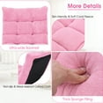 thumbnail image 6 of Costway Adjustable 14-Position Floor Chair Folding Lazy Gaming Sofa Chair Cushioned-Pink, 6 of 8