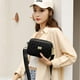 thumbnail image 3 of Bolso de hombro para teléfono móvil de mujer, bolso pequeño de nailon impermeable, bolsos para teléfono móvil para colgar, billetera para mujer, negro 1, 3 of 4