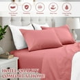 thumbnail image 3 of Superior Cotton Blend 600 Thread Count Pillowcase Set of 2, King Size, Blush, 3 of 4