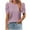 Pink2, variant on fatyb Tops Women's Striped Print Short Sleeve Tshirts for Women Crew Neck Summer Casual Blouses