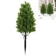 thumbnail image 3 of YWIYIUD 2PCS Christmas Trees 20inch Small Flocked Christmas Trees with Stakes Artificial Xmas Trees Porch Decorations for Outdoor Indoor Front Porch, Garden, Patio, Home Decor, 3 of 9