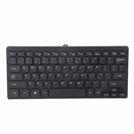 78 Keys USB Wired Keyboard ABS Waterproof Multimedia Computer Keyboard for Home PC Desktop Laptop