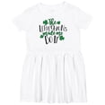 thumbnail image 3 of Inktastic St. Patrick's Day the Leprechauns Made Me Do It Girls Toddler Dress, 3 of 5