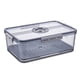 thumbnail image 1 of Caja de pan hermética for encimera de cocina, contenedor de almacenamiento con dial de tiempo y tapa, recipiente for pan sin BPA, 1 of 6