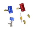 thumbnail image 1 of Adaptador de aire acondicionado R1234YF shaofei acoplador manual rápido con grifo Adaptadores de tanque y kit de extracción de núcleo de válvula Rojo Azul amarillo, 1 of 5