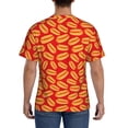 thumbnail image 3 of Bixox Men's A Big Hot Dog Printed Short Sleeve Skinny Athletic T-Shirt, 3 of 6
