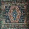thumbnail image 1 of Ahgly Company Indoor Square Persian Light Blue Traditional Area Rugs, 5' Square, 1 of 4