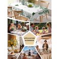 thumbnail image 5 of Green Spring Botanical Table Cloth, Waterproof Tablecloth for Rectangle Tables, Weeping Eucalyptus Butterfly Reusable Washable Fabric Table Cover for Restaurant Kitchen Dining Tables 54"x108", 5 of 9