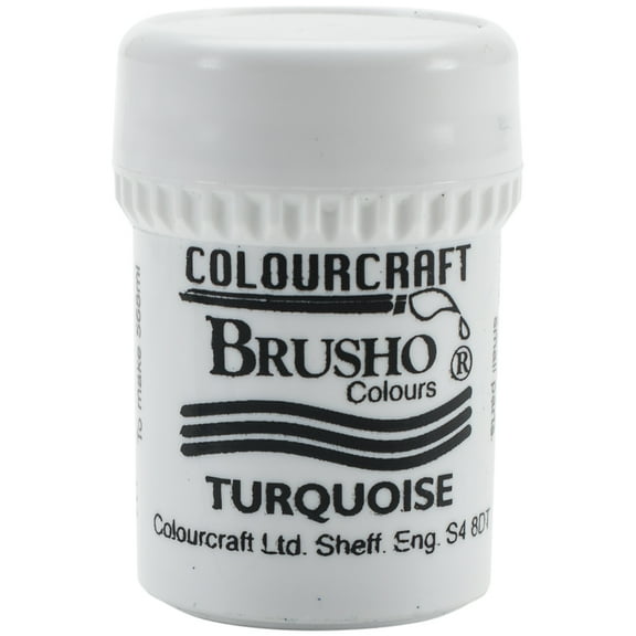 Brusho Crystal Colour 15g-Turquoise