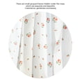 thumbnail image 6 of Btomtd Crushed Rose Pattern Door Curtains for Kitchen, Interior Window Curtain for Bedroom, Partition Screen Curtains with Floral Pattern - 55.11"x17.71", L, 6 of 9