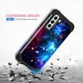 thumbnail image 6 of for Galaxy S21 FE 5G Case,Three Layer Heavy Duty Shockproof Protection Hard Plastic Bumper +Soft Silicone Rubber Protective Case for Samsung Galaxy S21 FE 5G,Shiny in The Dark-Blue Sky, 6 of 7