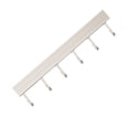 thumbnail image 3 of Perchero de pared de aluminio para utensilios de cocina, con 6 ganchos de 30 cm, para colgar cucharas, palas y tablas de cortar, color blanco, 3 of 13